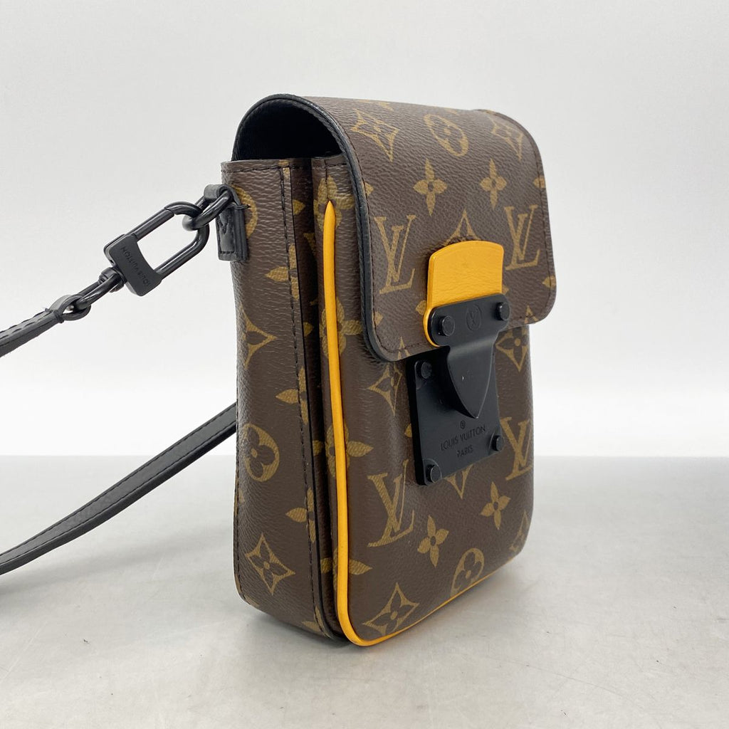Louis Vuitton Shoulder Bag Monogram Macassar S Lock Vertical Wearable Wallet — view 2