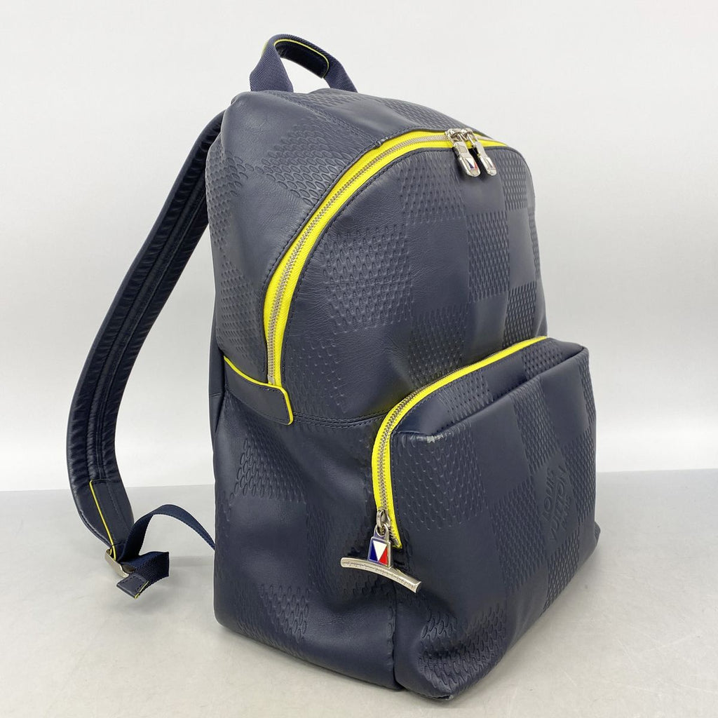 Louis Vuitton Backpack Damier Infini Apollo Asphalt Blue — view 2