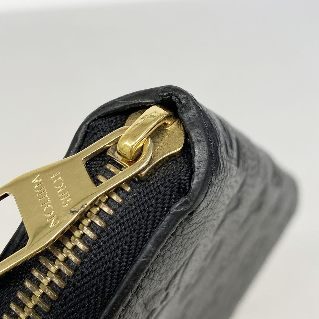 Louis Vuitton Wallet Monogram Empreinte Zippy Noir — view 5