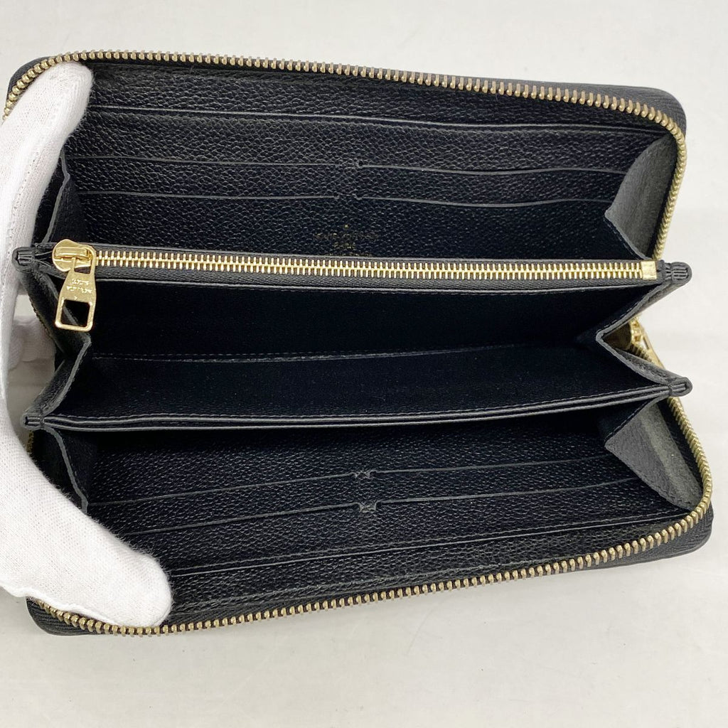 Louis Vuitton Wallet Monogram Empreinte Zippy Noir — view 3