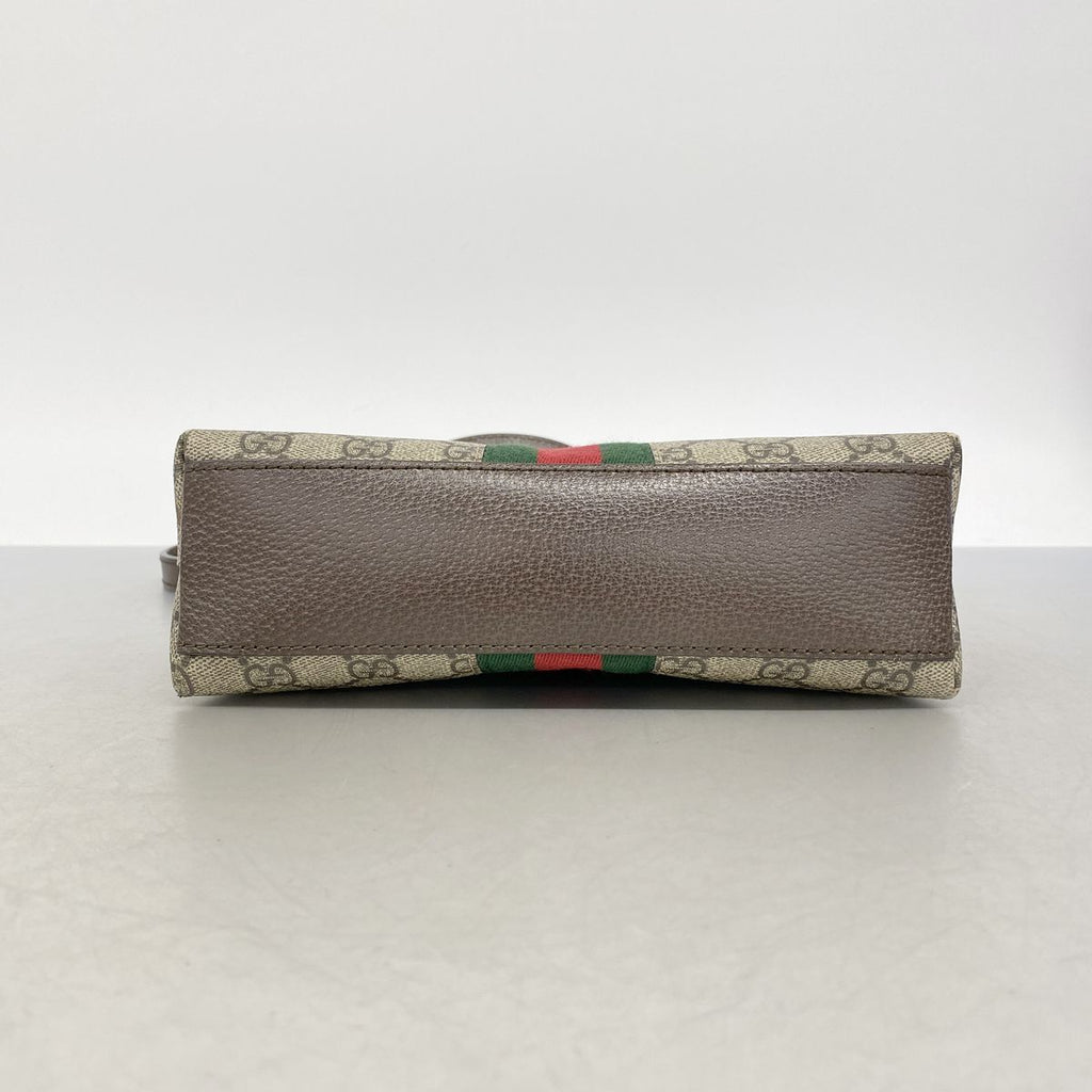 Gucci Shoulder Bag Ophidia Beige Brown Gold — view 3