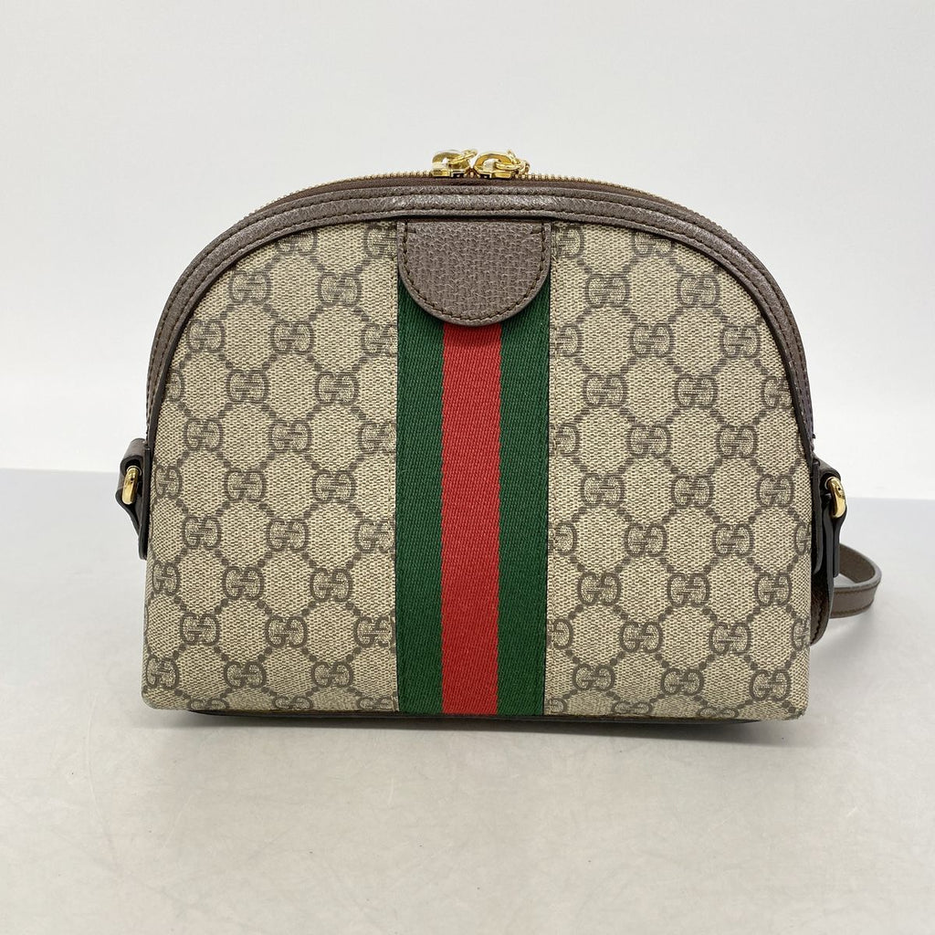 Gucci Shoulder Bag Ophidia Beige Brown Gold — view 8
