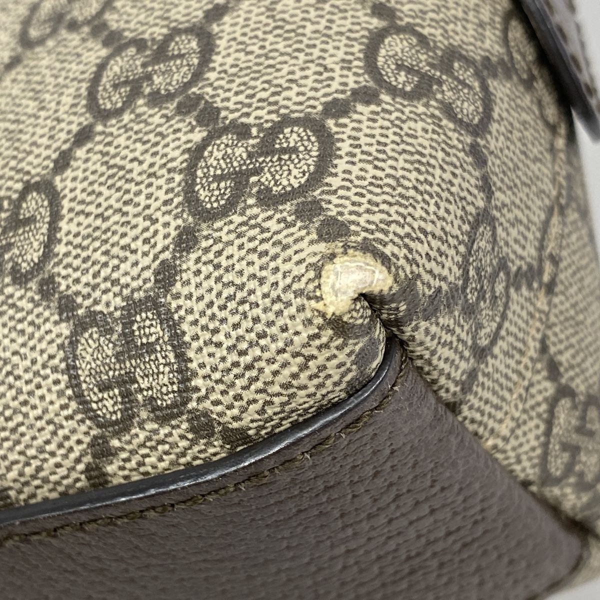 Gucci Shoulder Bag Ophidia Beige Brown Gold — view 6