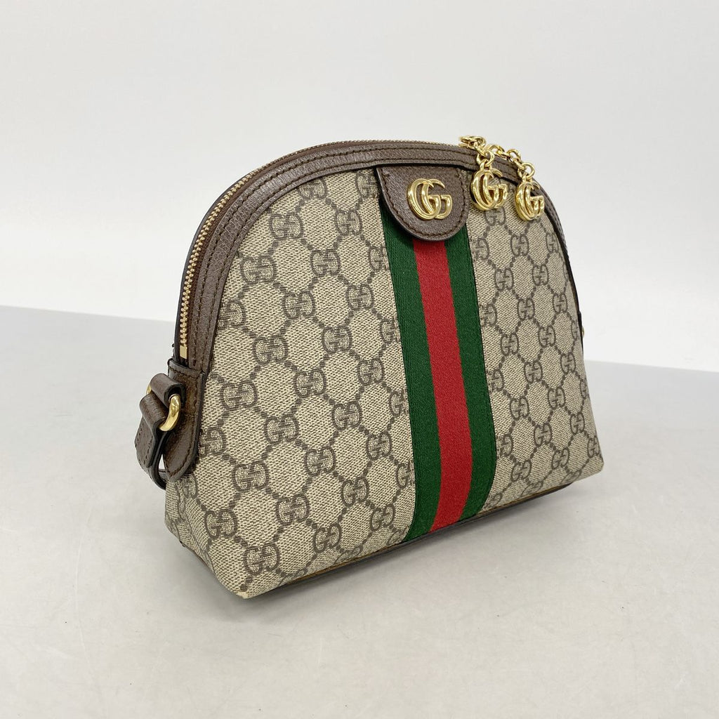Gucci Shoulder Bag Ophidia Beige Brown Gold — view 2