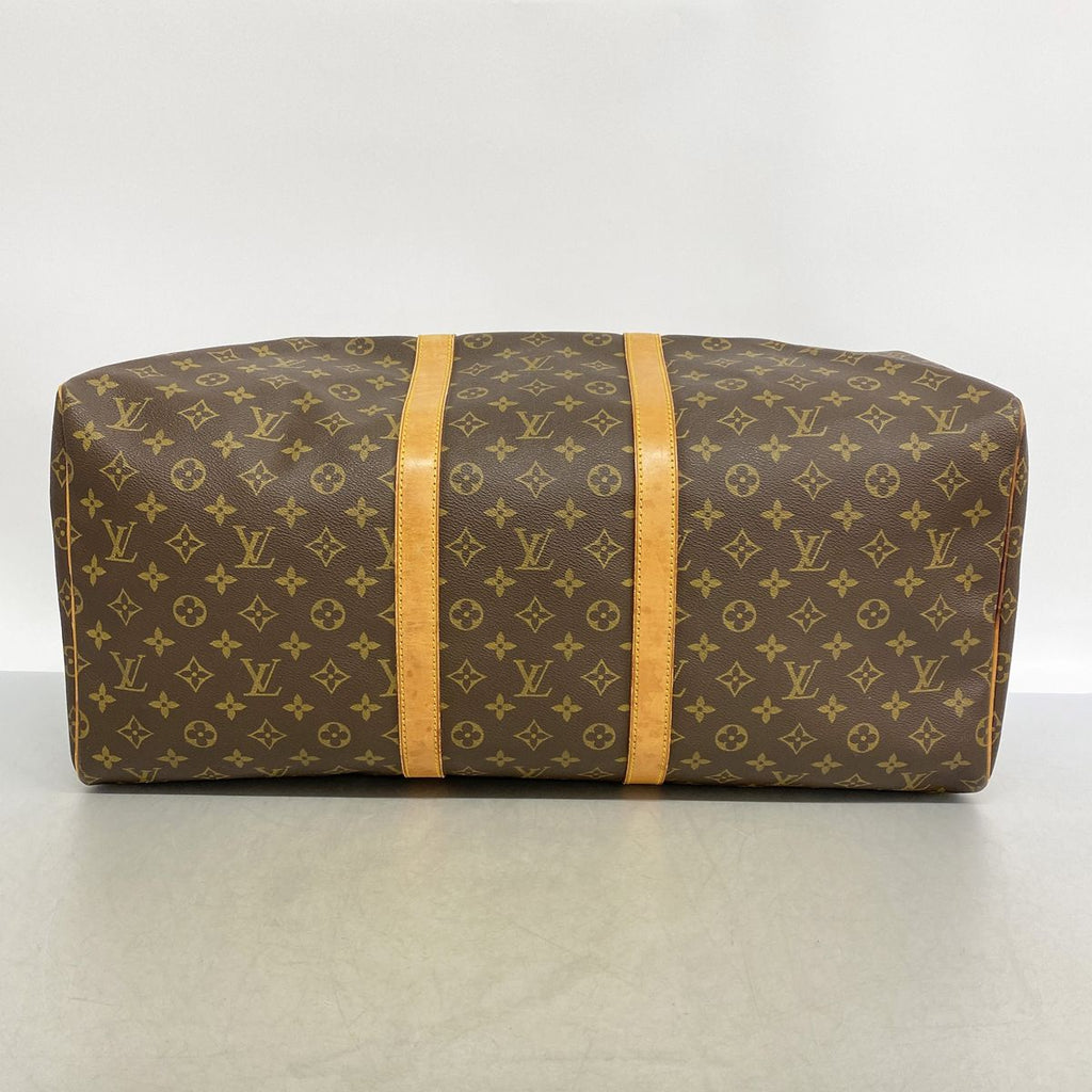 Louis Vuitton Boston Bag Monogram Keepall 55 Brown — view 3