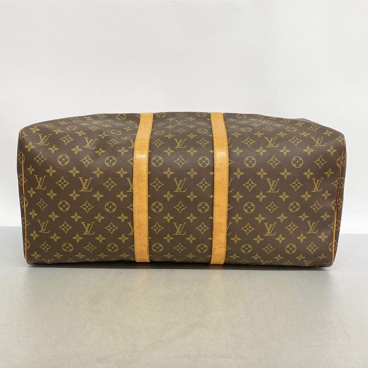 Louis Vuitton Boston Bag Monogram Keepall 55 Brown — view 3