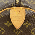 Louis Vuitton Boston Bag Monogram Keepall 55 Brown — view 5