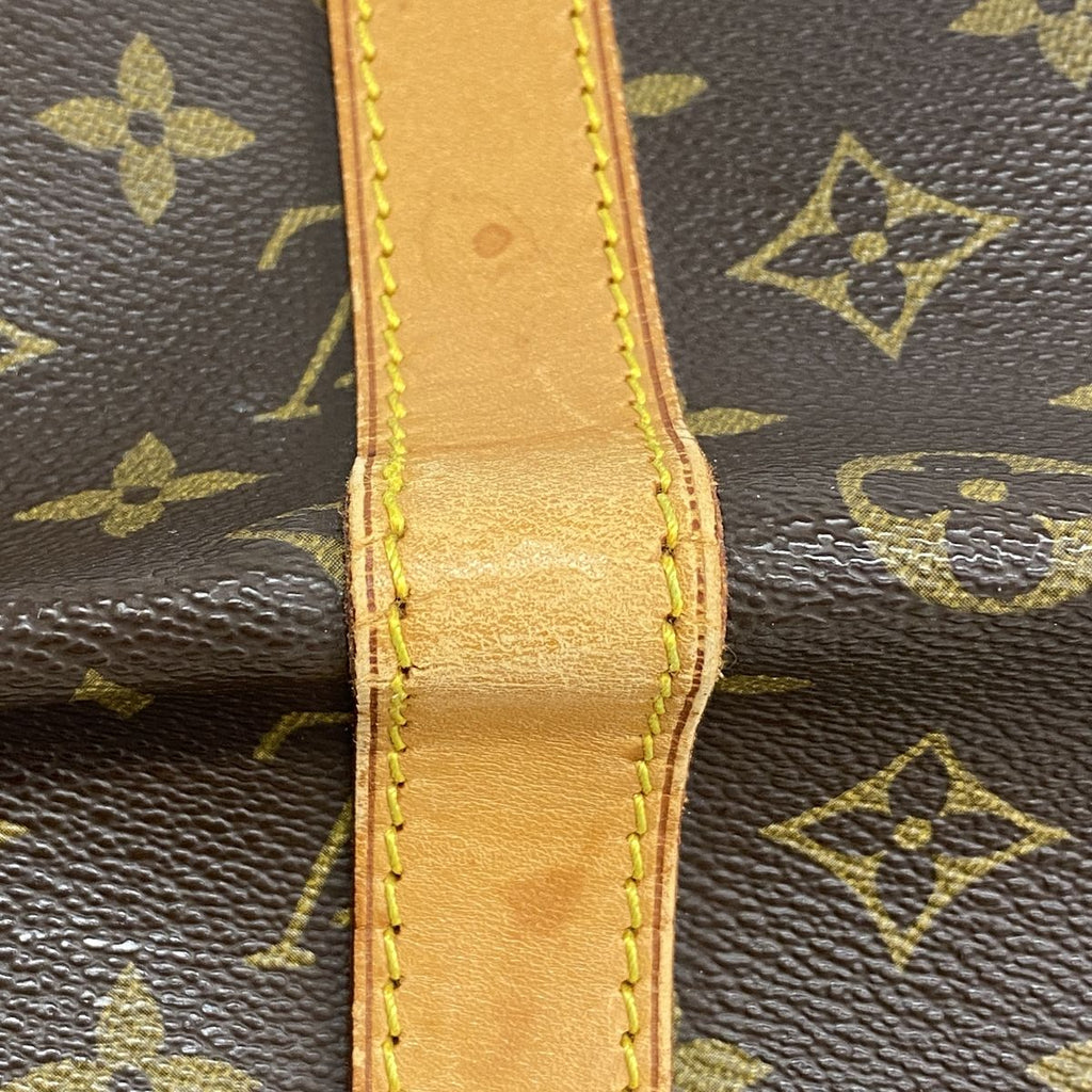 Louis Vuitton Boston Bag Monogram Keepall 55 Brown — view 7