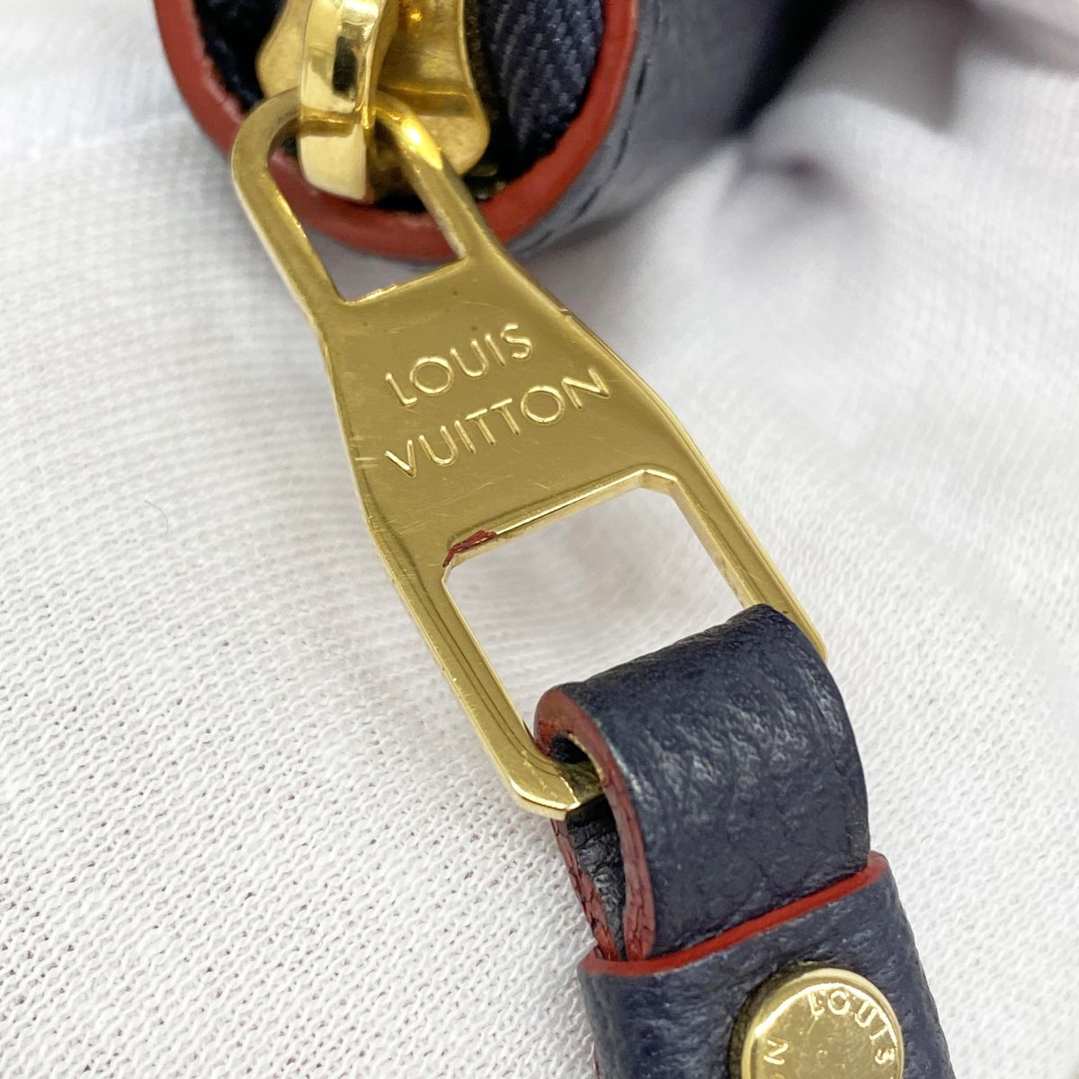 Louis Vuitton Wallet Monogram Empreinte Zippy Marine Rouge — view 8