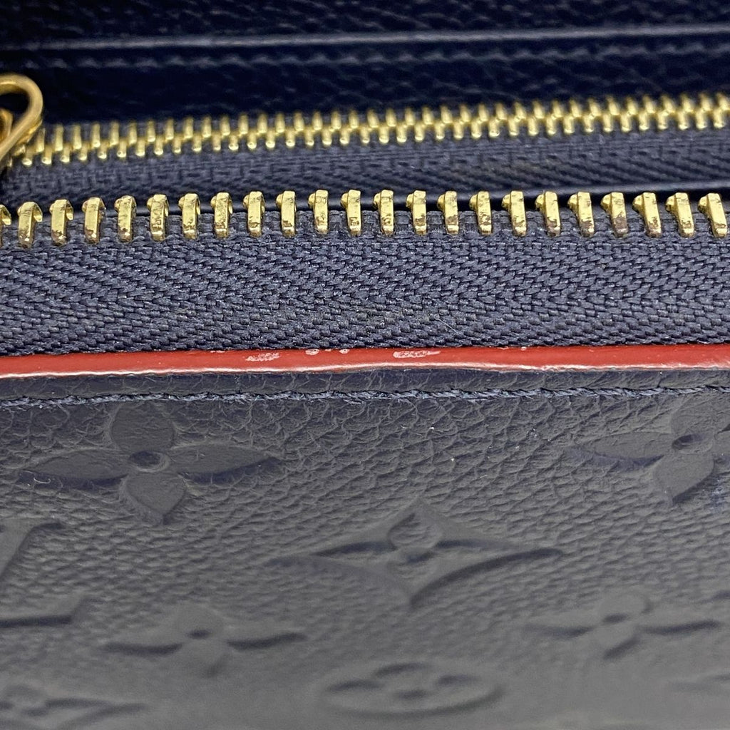 Louis Vuitton Wallet Monogram Empreinte Zippy Marine Rouge — view 6