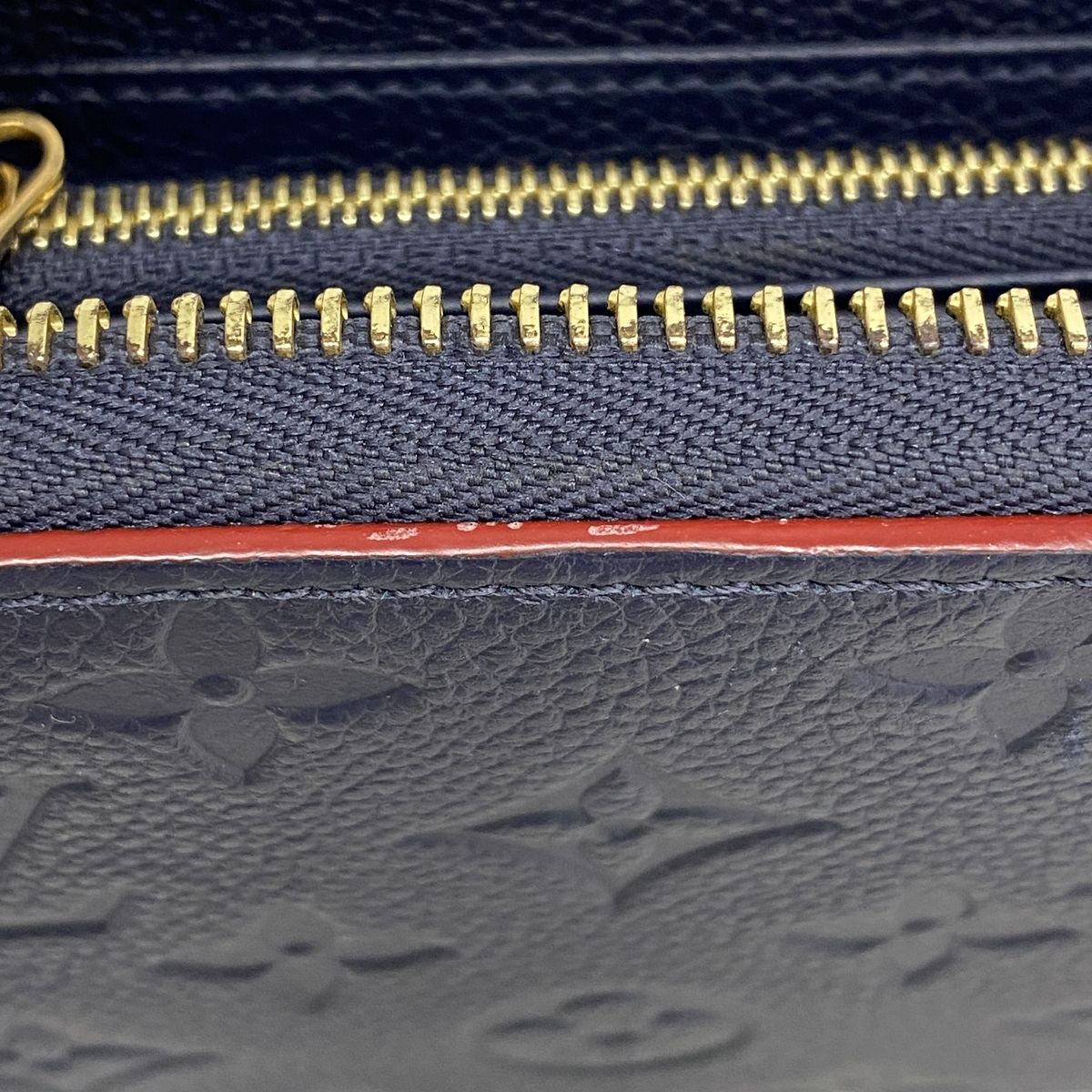 Louis Vuitton Wallet Monogram Empreinte Zippy Marine Rouge — view 6