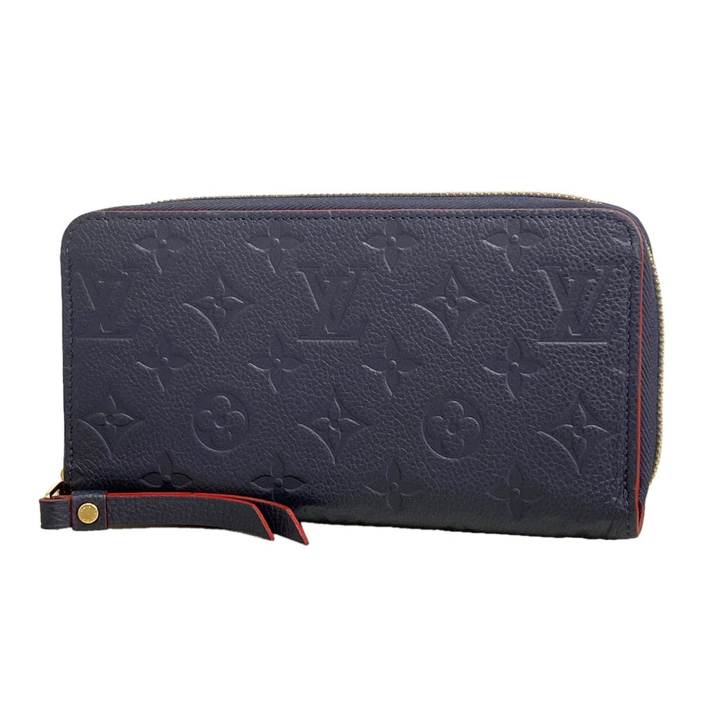 Louis Vuitton Wallet Monogram Empreinte Zippy Marine Rouge