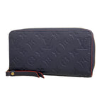 Louis Vuitton Wallet Monogram Empreinte Zippy Marine Rouge