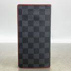 Louis Vuitton Wallet Damier Graphite Portefeuille Brazza Bordeaux — view 8
