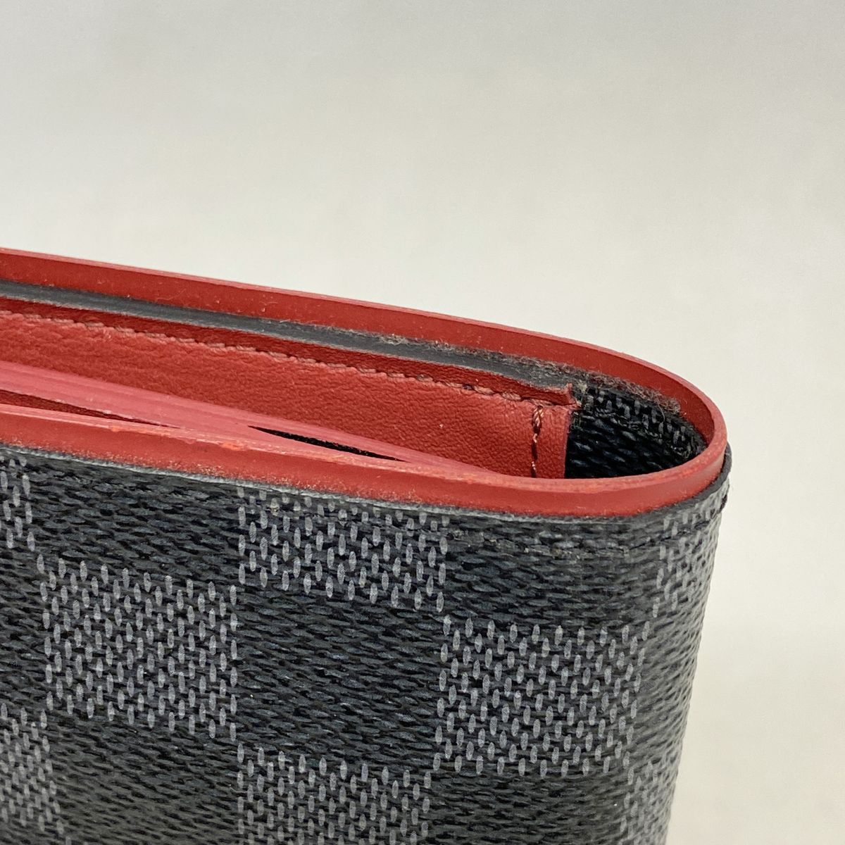 Louis Vuitton Wallet Damier Graphite Portefeuille Brazza Bordeaux — view 6