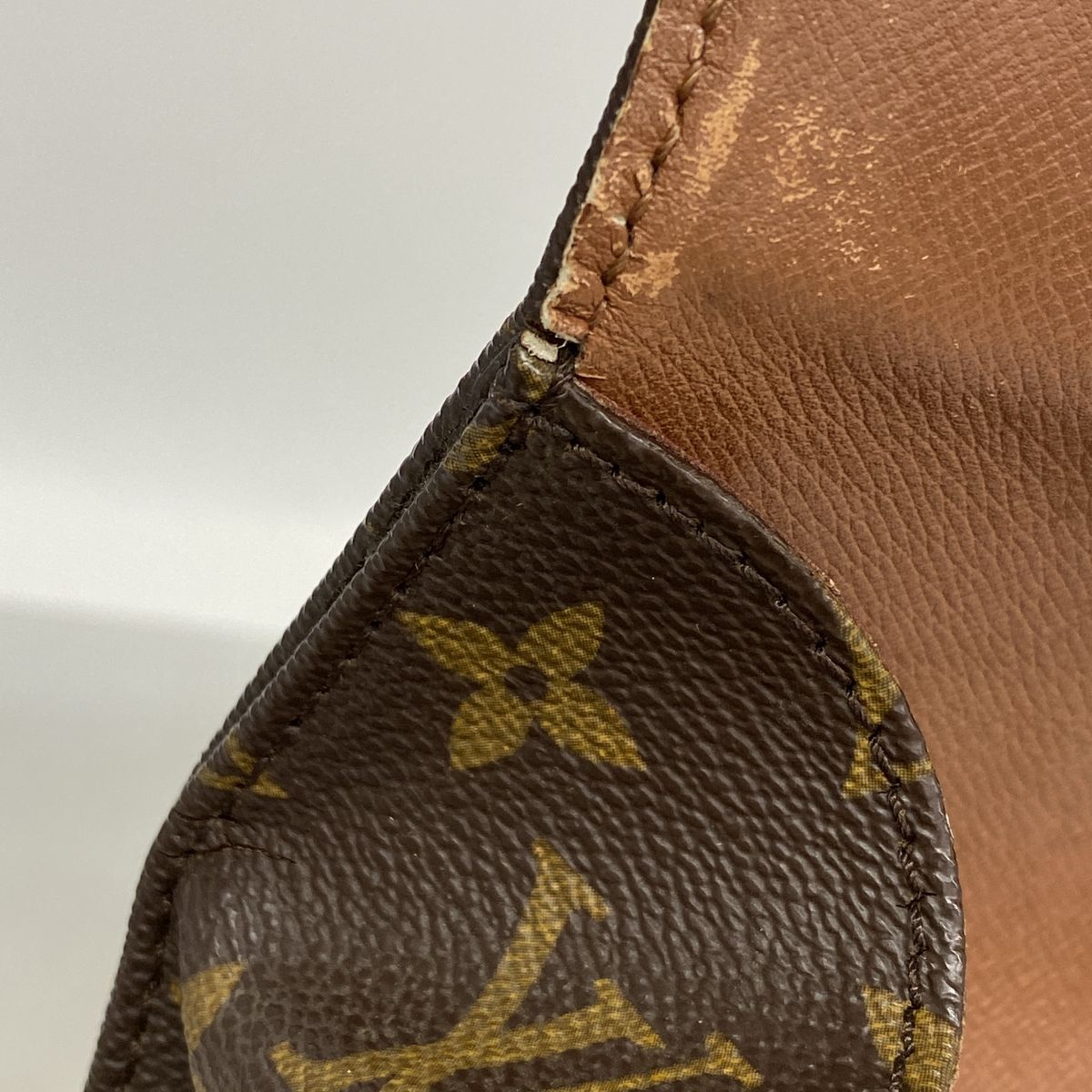 Louis Vuitton Shoulder Bag Monogram Cartouchiere GM Brown — view 7