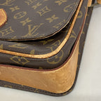 Louis Vuitton Shoulder Bag Monogram Cartouchiere GM Brown — view 6