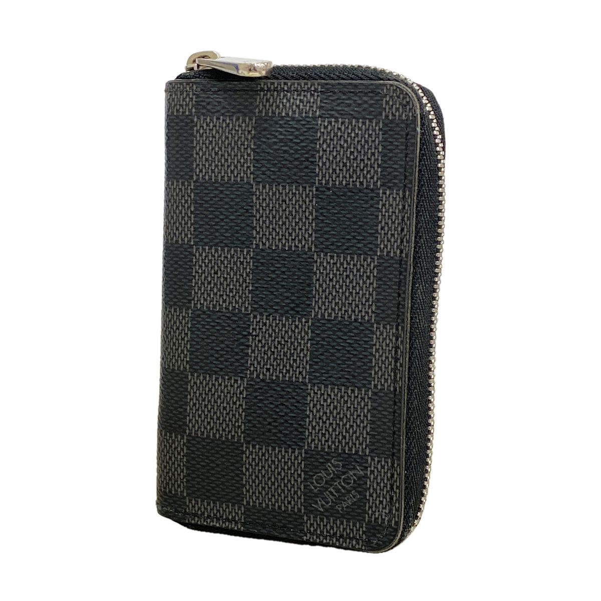 Louis Vuitton Coin Purse Damier Graphite Zippy Black Gray