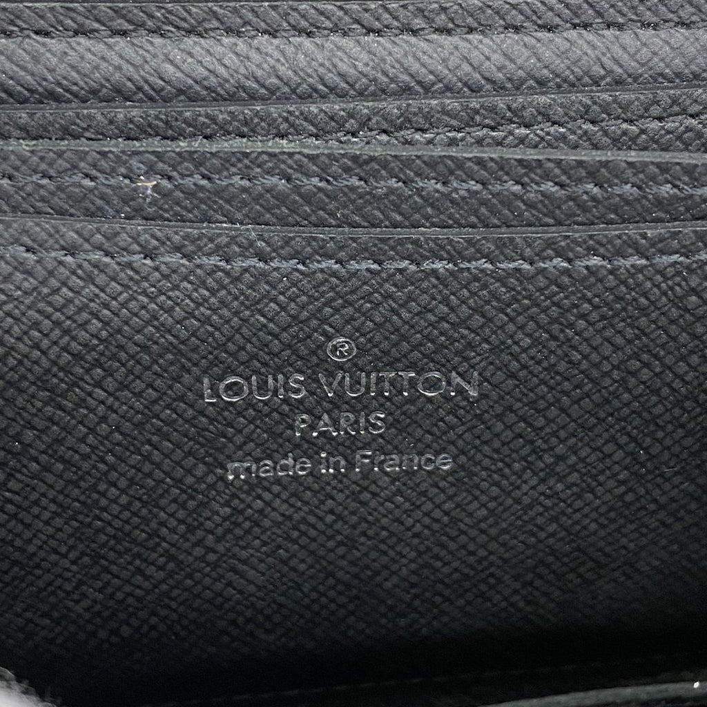 Louis Vuitton Coin Purse Damier Graphite Zippy Black Gray — view 4