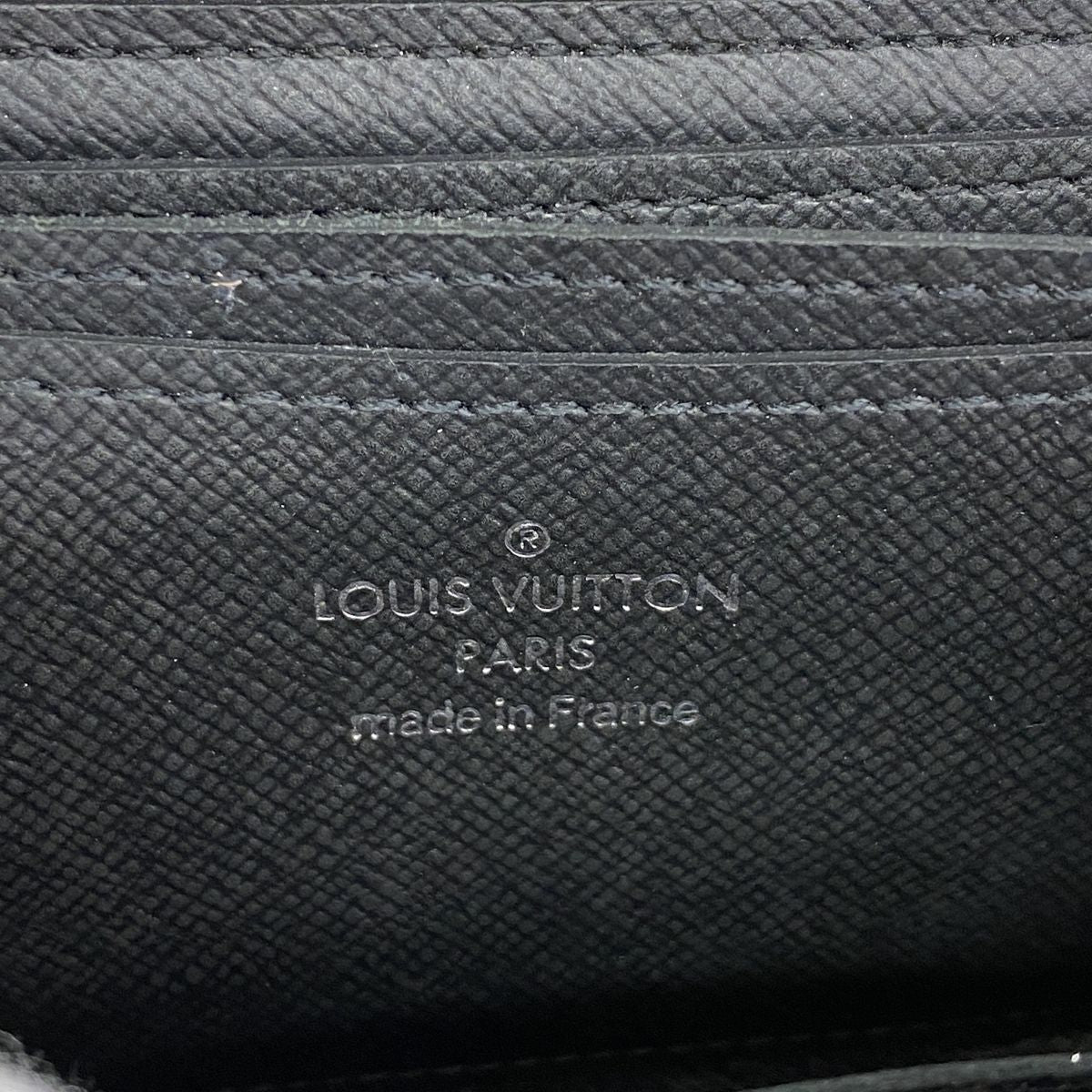 Louis Vuitton Coin Purse Damier Graphite Zippy Black Gray — view 4