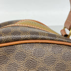 Celine Handbag Macadam Brown Gold — view 8