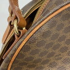 Celine Handbag Macadam Brown Gold — view 7