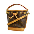 Louis Vuitton Handbag Monogram Nano Noe Brown 2-Way Bag