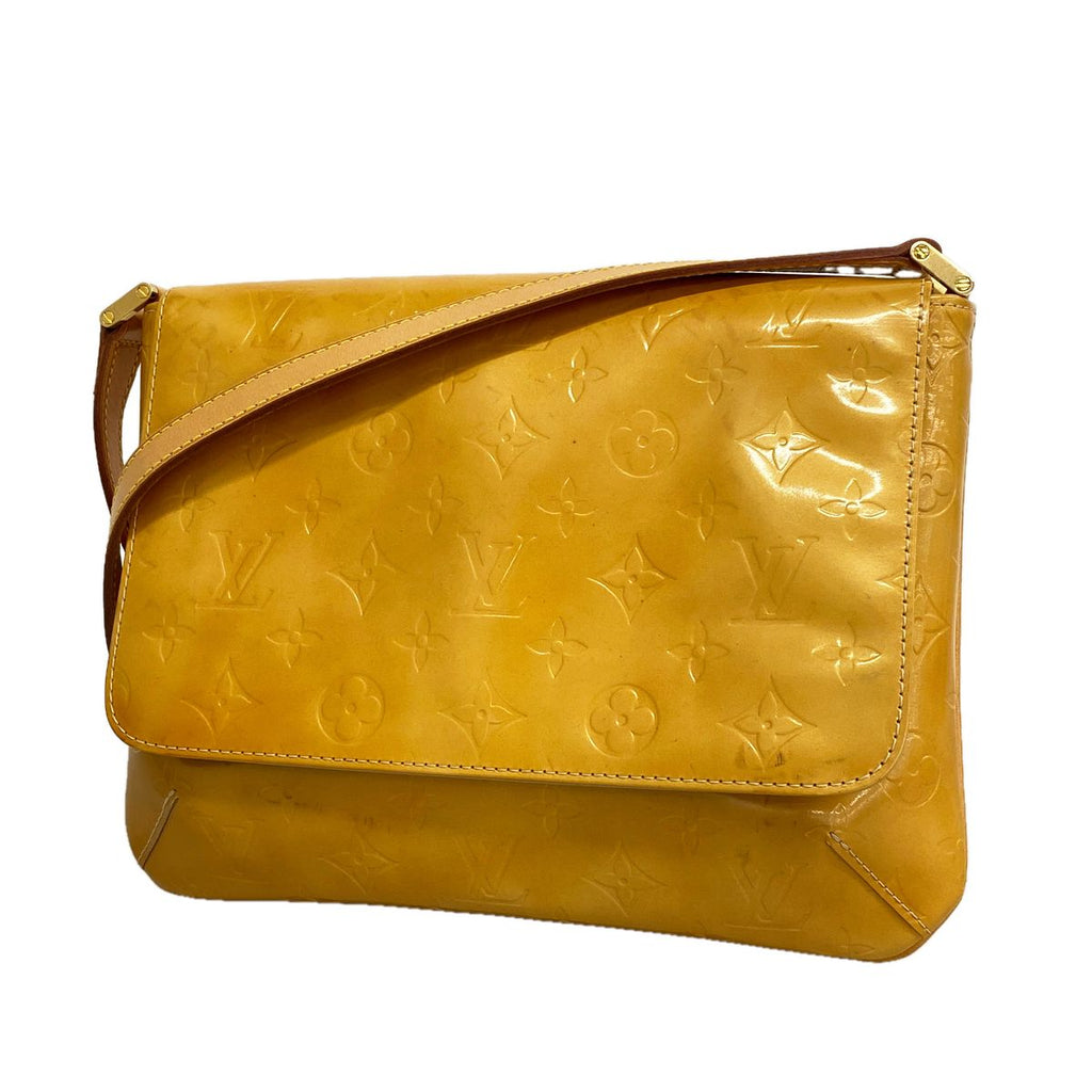 Louis Vuitton Shoulder Bag Vernis Thompson Street Beige