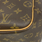 Louis Vuitton Handbag Monogram Deauville Brown — view 6
