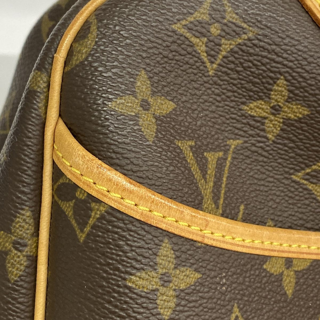 Louis Vuitton Handbag Monogram Deauville Brown — view 7