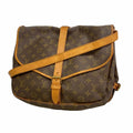 Louis Vuitton Shoulder Bag Monogram Saumur 35 Brown