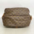 Louis Vuitton Shoulder Bag Monogram Saumur 35 Brown — view 3