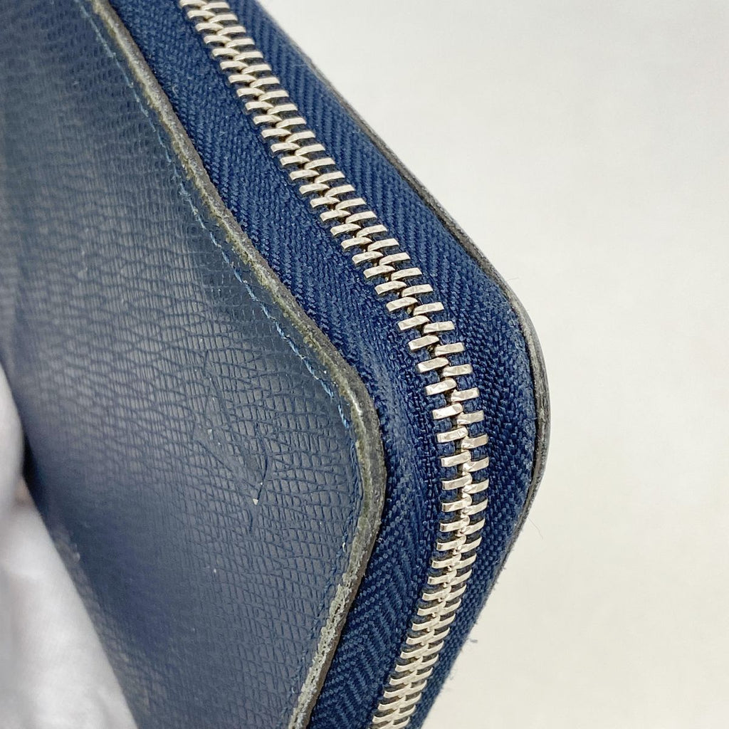 Louis Vuitton Wallet Taiga Zippy Vertical Ocean — view 7