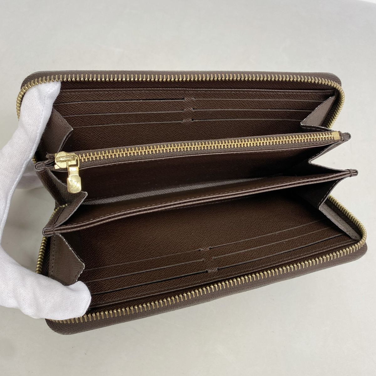 Louis Vuitton Wallet Damier Zippy Ebene — view 3