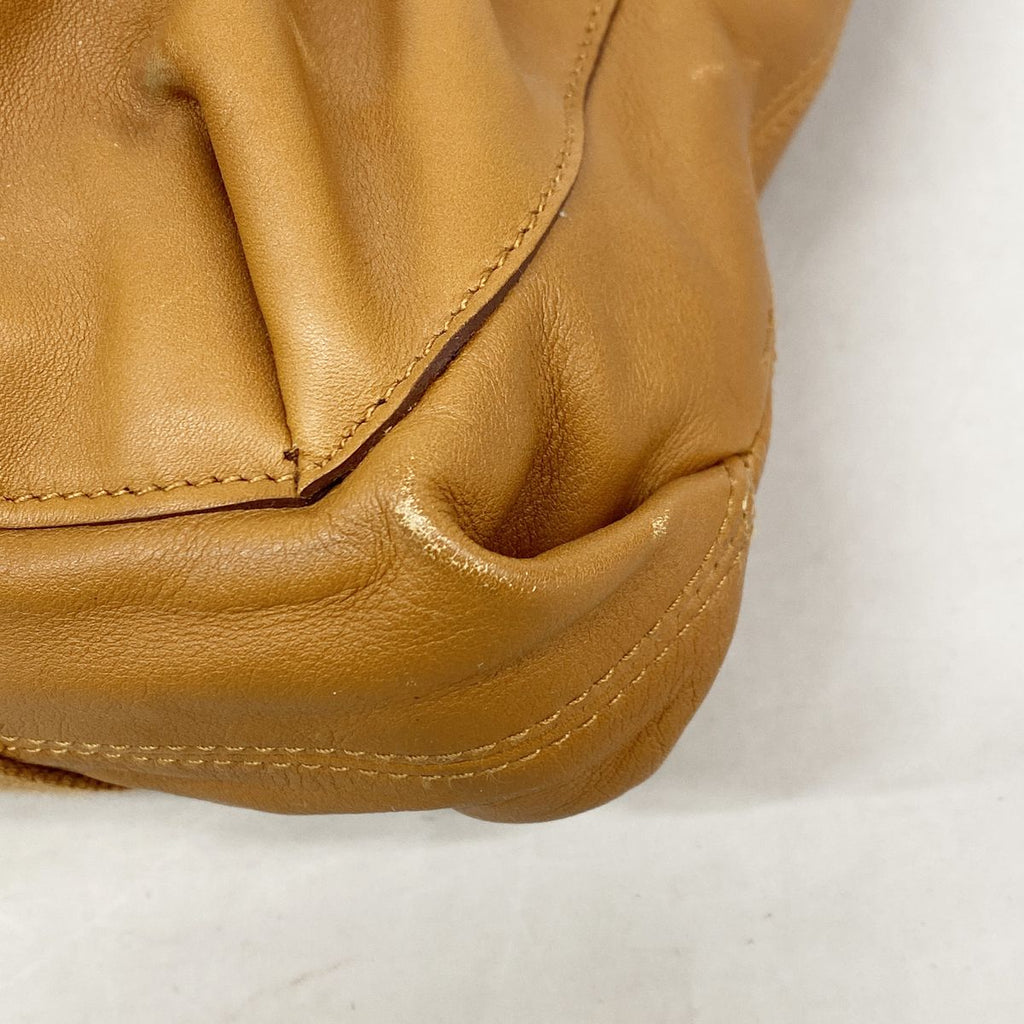 Hermes Tote Bag Caravan Horizontal Leather Brown Silver — view 6