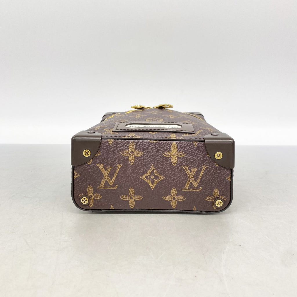 Louis Vuitton Handbag Monogram Vertical Box Trunk Brown 2-Way Bag — view 3