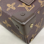 Louis Vuitton Handbag Monogram Vertical Box Trunk Brown 2-Way Bag — view 6