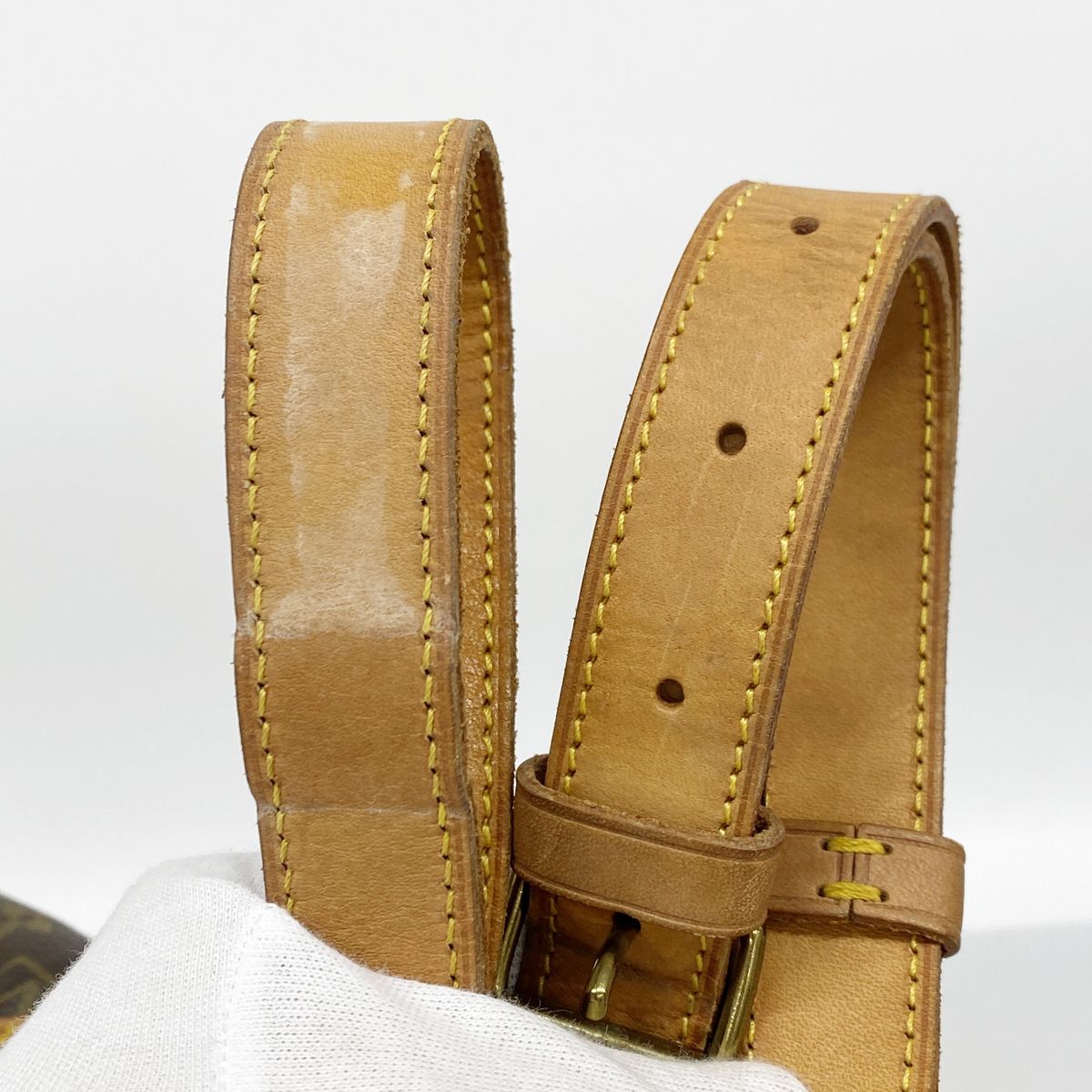 Louis Vuitton Shoulder Bag Monogram Saumur 35 Brown — view 8