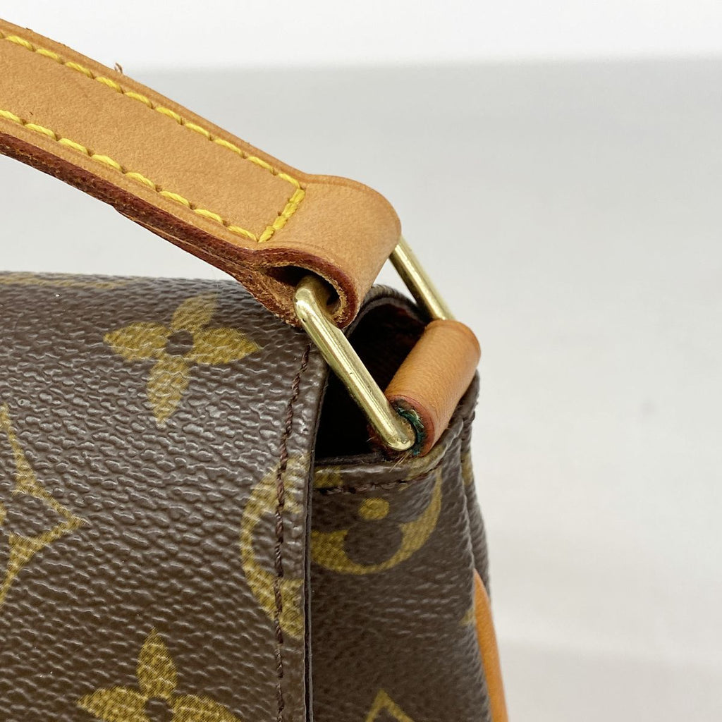 Louis Vuitton Shoulder Bag Monogram Musette Tango Short Strap Brown — view 7