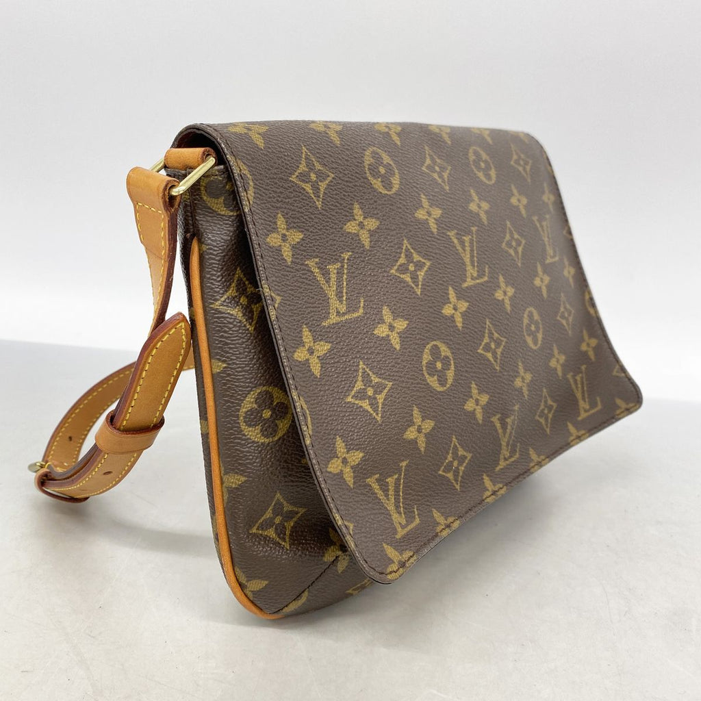 Louis Vuitton Shoulder Bag Monogram Musette Tango Short Strap Brown — view 2