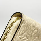 Louis Vuitton Wallet Monogram Empreinte Zippy Cream — view 6