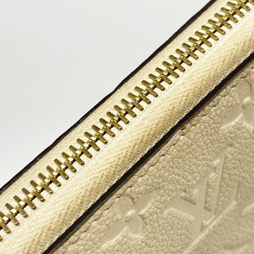 Louis Vuitton Wallet Monogram Empreinte Zippy Cream — view 5
