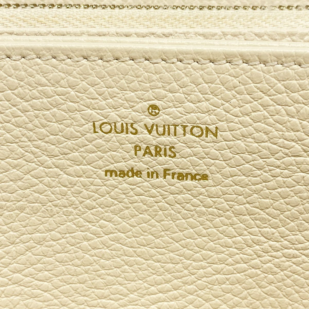 Louis Vuitton Wallet Monogram Empreinte Zippy Cream — view 4