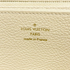 Louis Vuitton Wallet Monogram Empreinte Zippy Cream — view 4