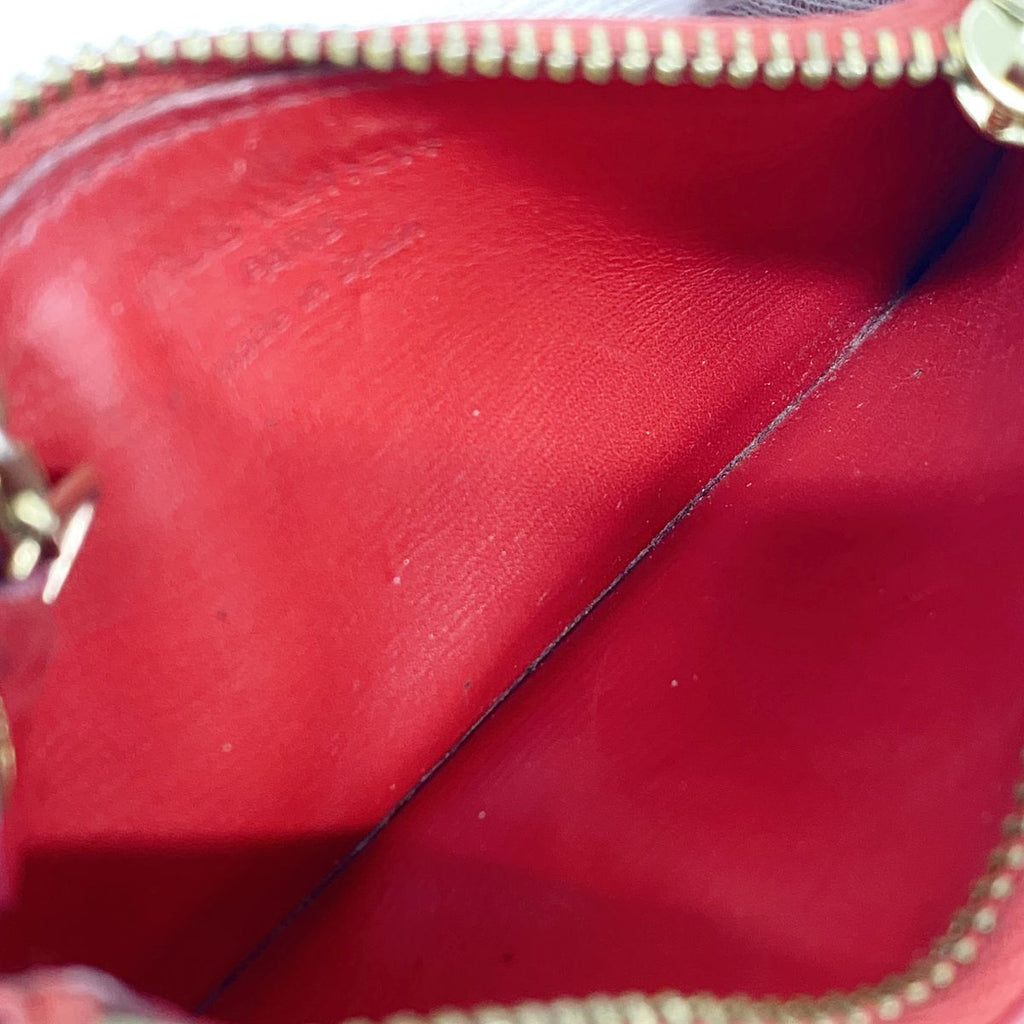Louis Vuitton Coin Purse Epi Pochette Cles Castilian Red — view 3