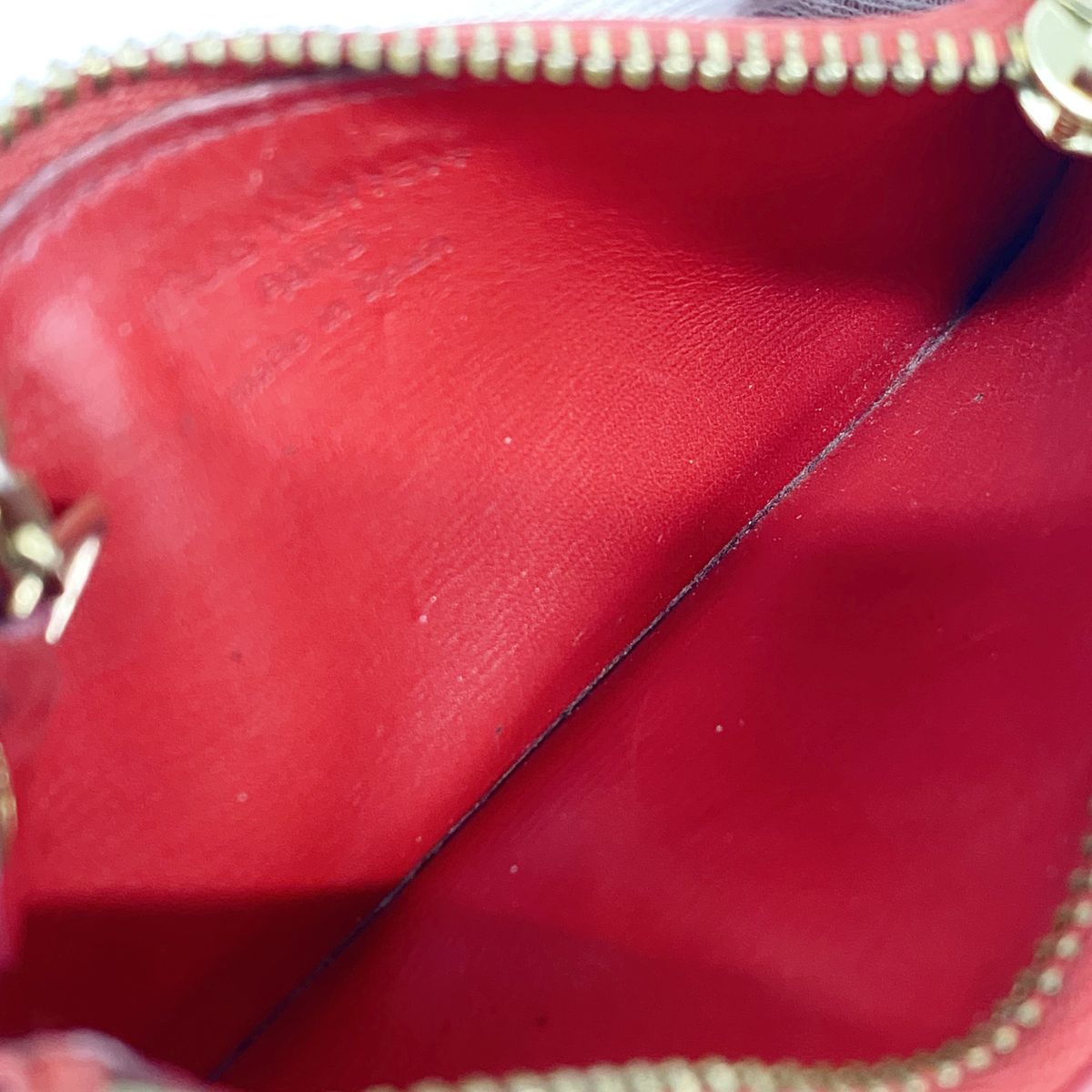 Louis Vuitton Coin Purse Epi Pochette Cles Castilian Red — view 3