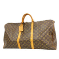 Louis Vuitton Boston Bag Monogram Keepall 60 Brown