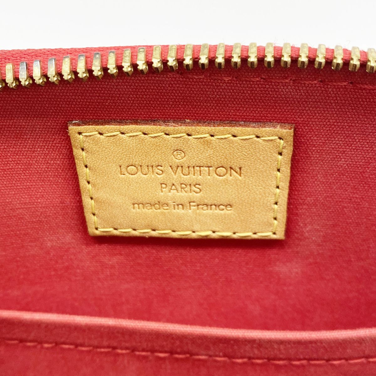 Louis Vuitton Handbag Vernis Alma BB Cerise 2-Way Bag — view 5