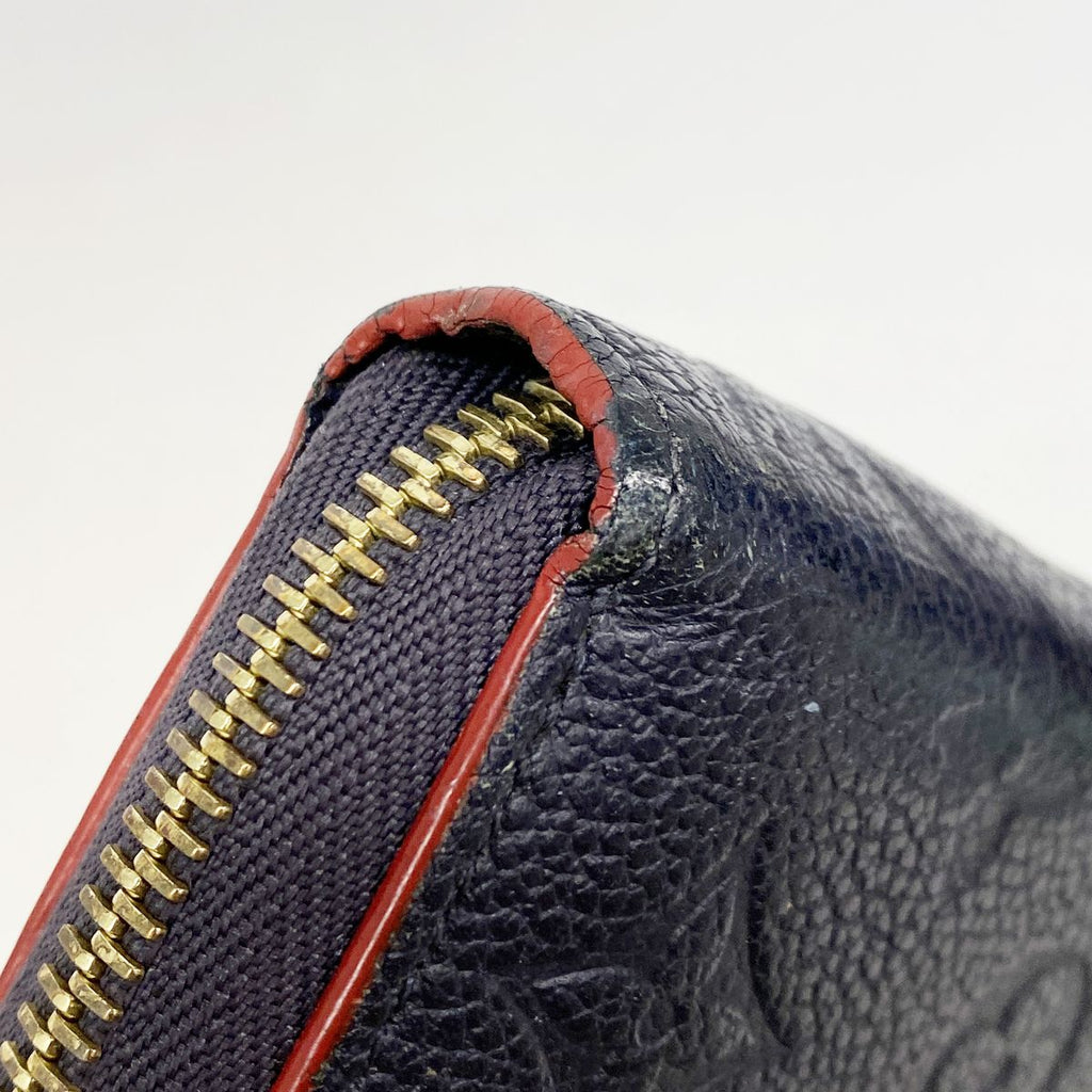 Louis Vuitton Wallet Monogram Empreinte Zippy Marine Rouge — view 7