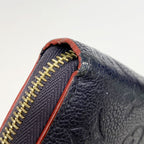 Louis Vuitton Wallet Monogram Empreinte Zippy Marine Rouge — view 7